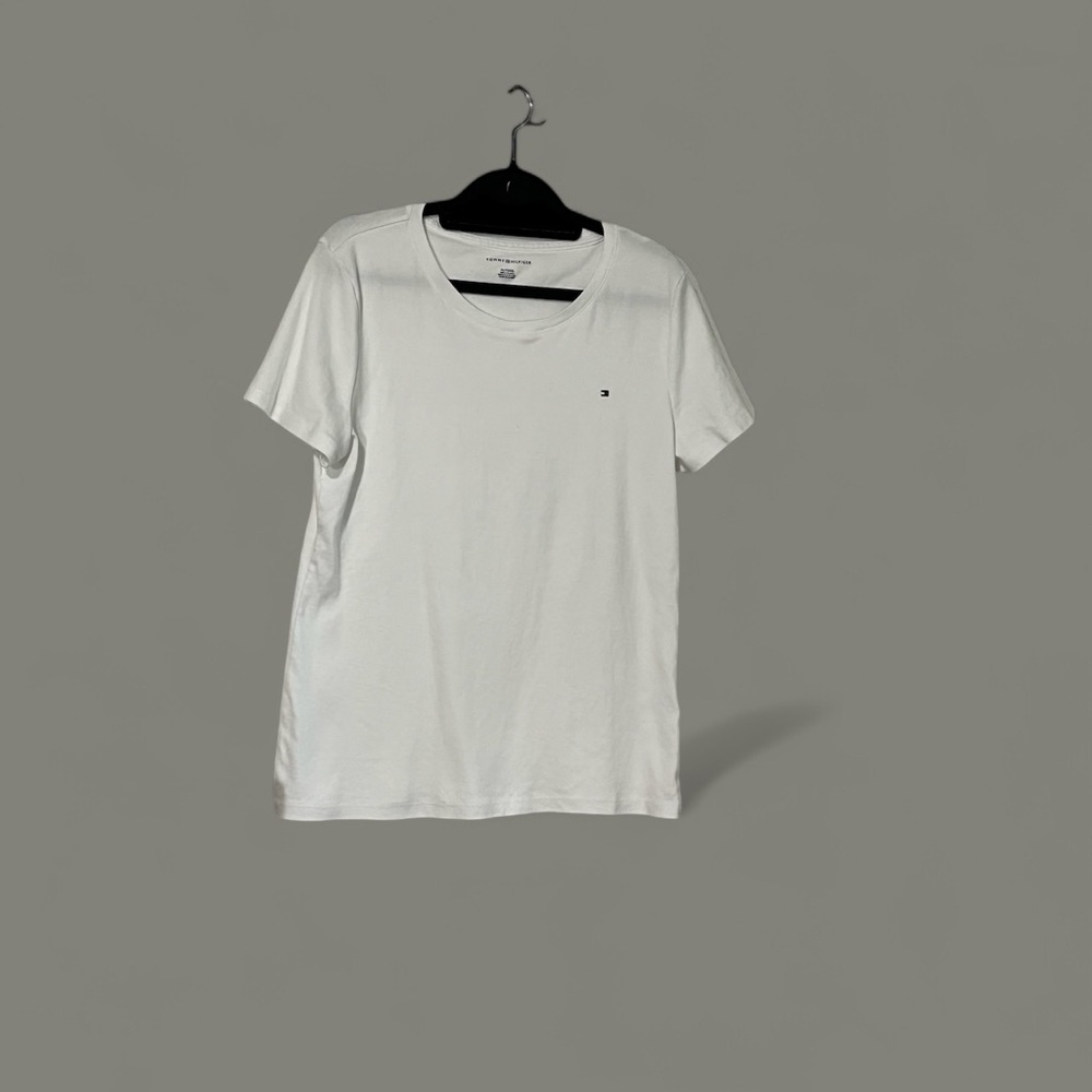 Tommy Hilfiger XL White Short Sleeve Tee